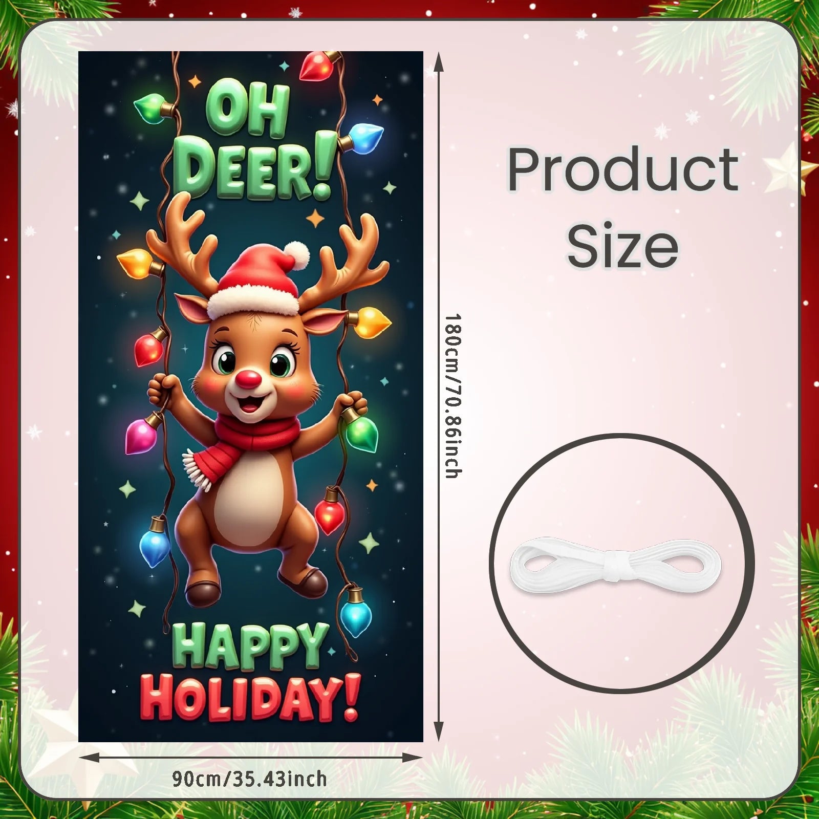 Weihnachten Veranda/Tür-Banner (30 versch. Motive)