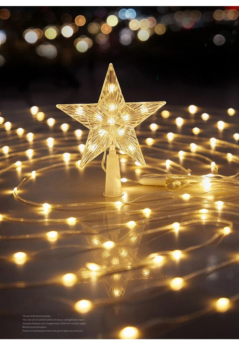 Weihnachtstern mit Lichterkette (USB)