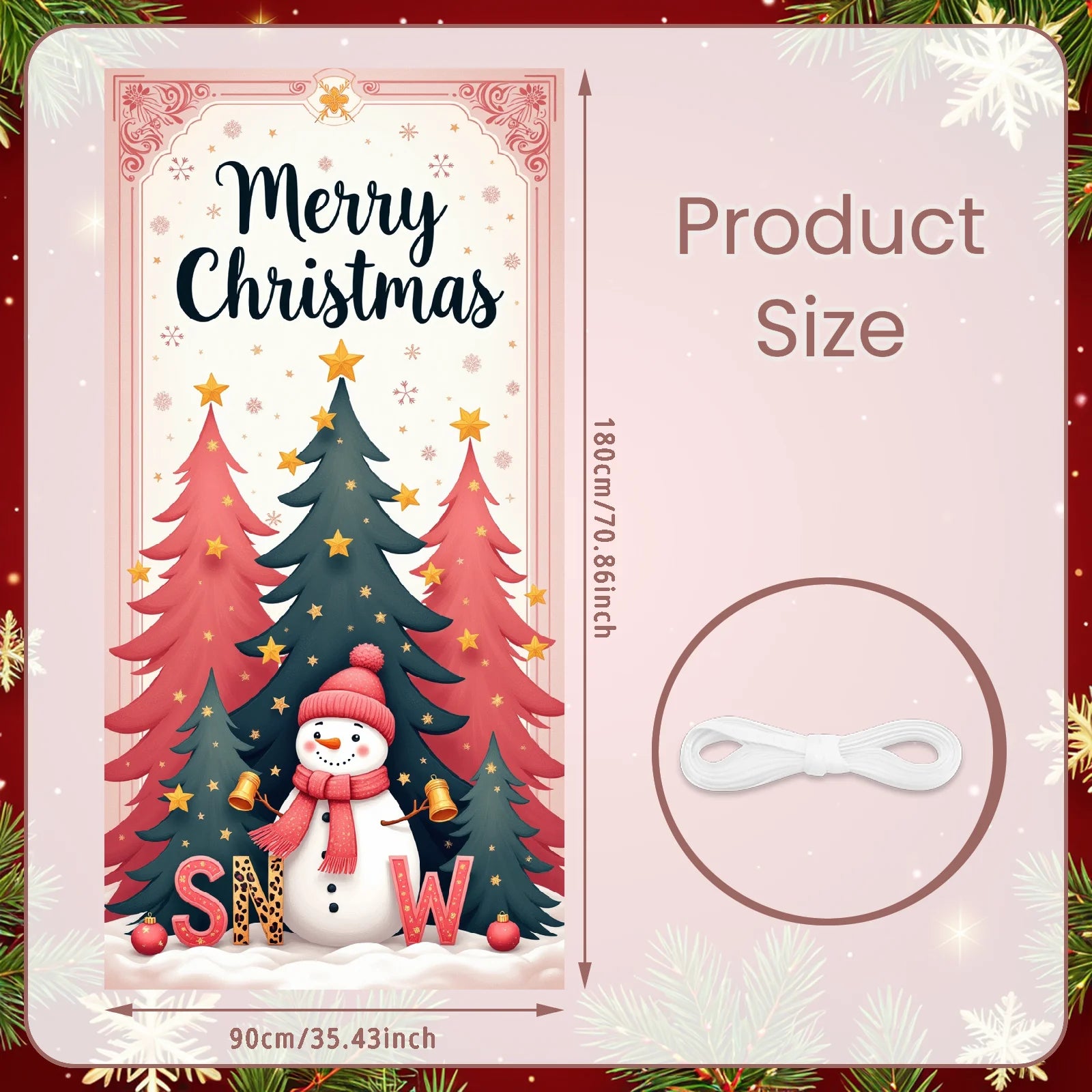 Weihnachten Veranda/Tür-Banner (30 versch. Motive)