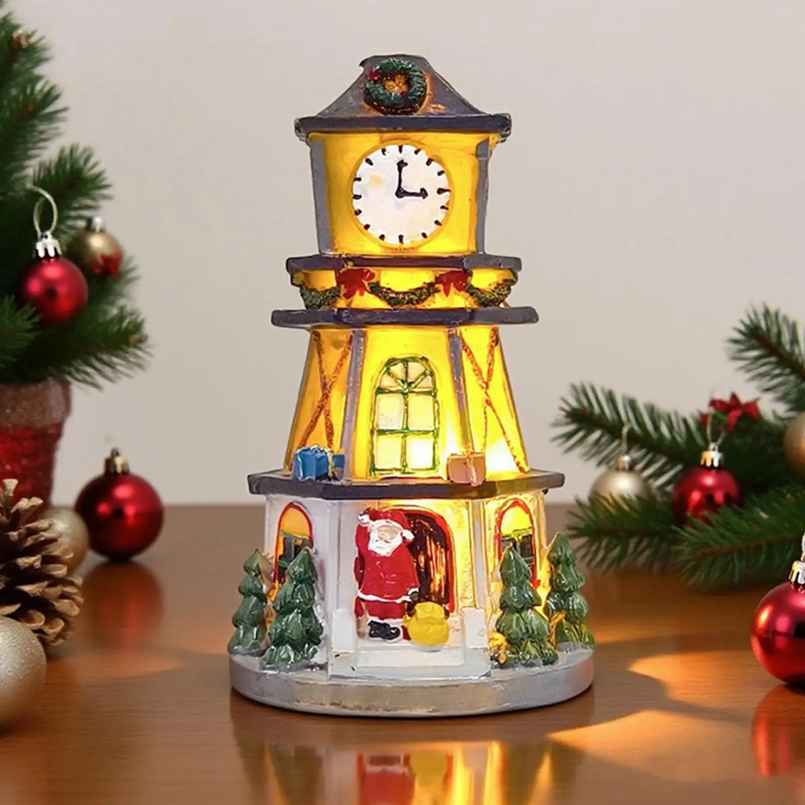 Uhren-Turm (beleuchtet)