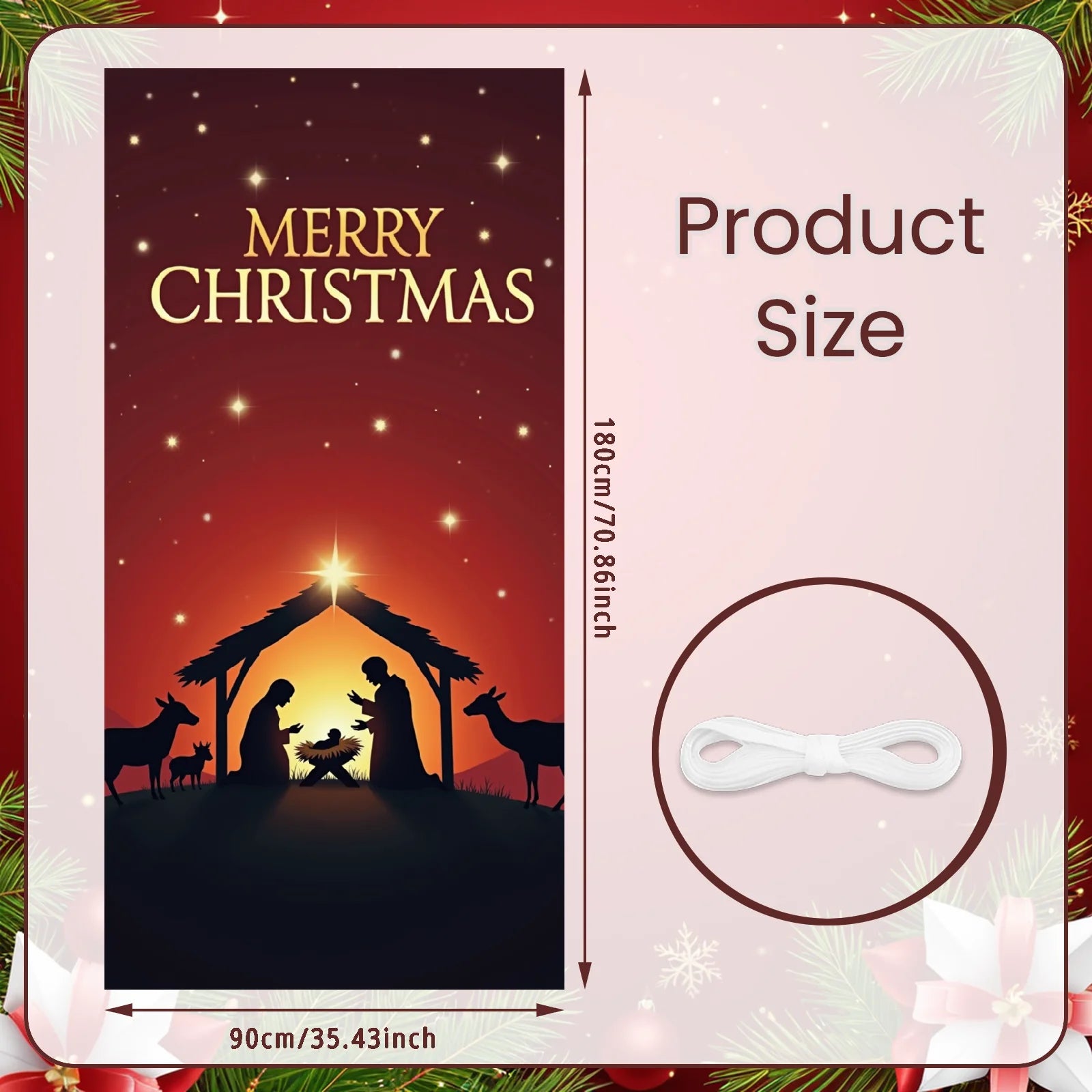 Weihnachten Veranda/Tür-Banner (30 versch. Motive)