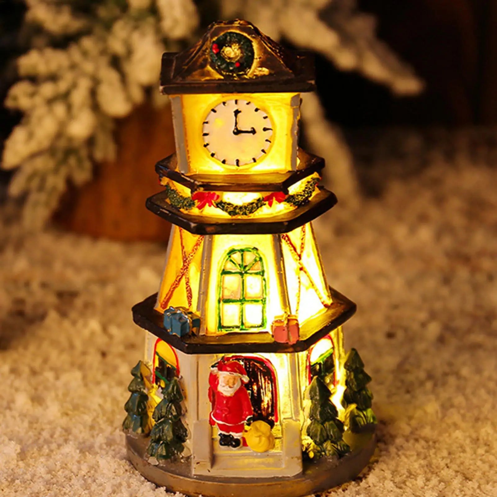 Uhren-Turm (beleuchtet)