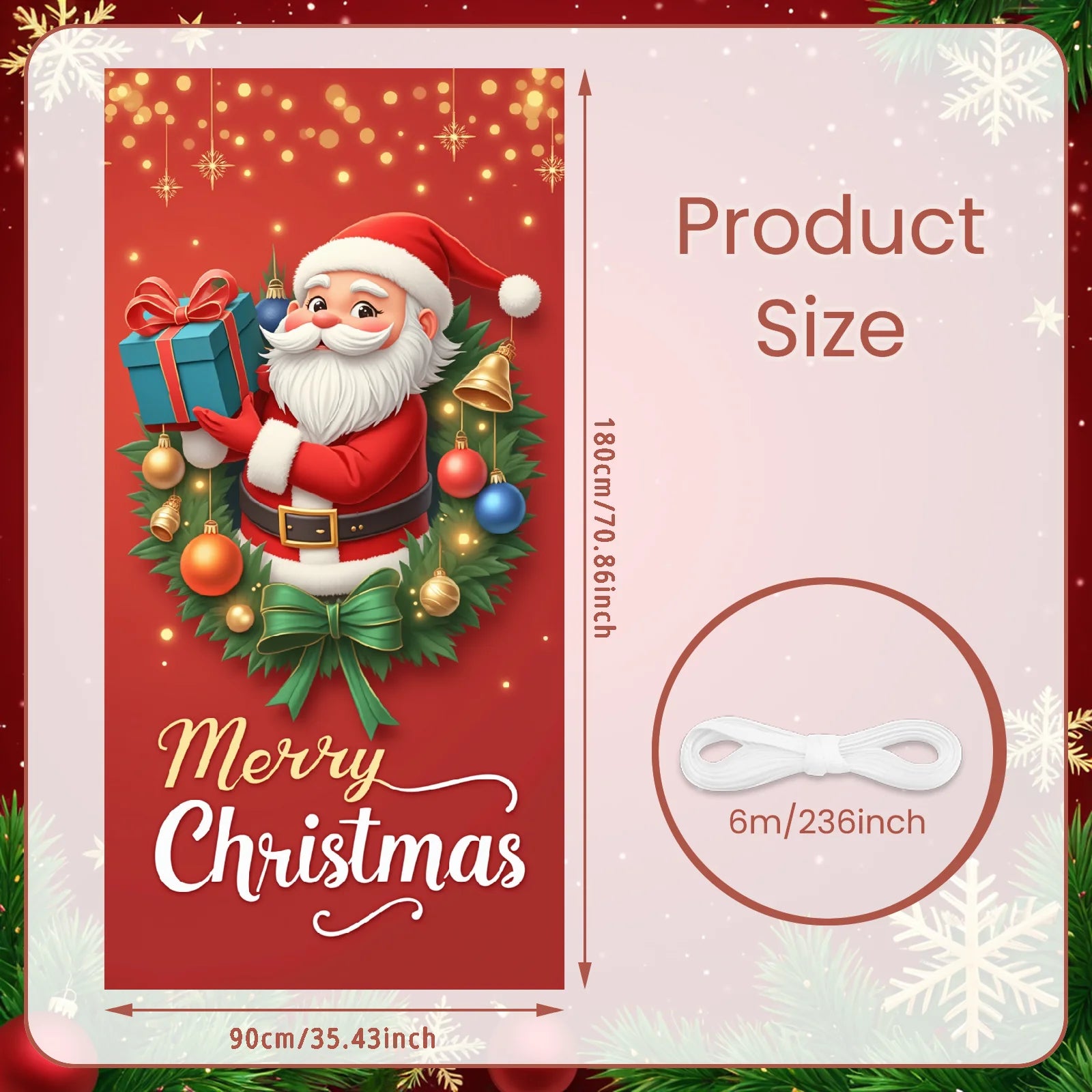 Weihnachten Veranda/Tür-Banner (30 versch. Motive)