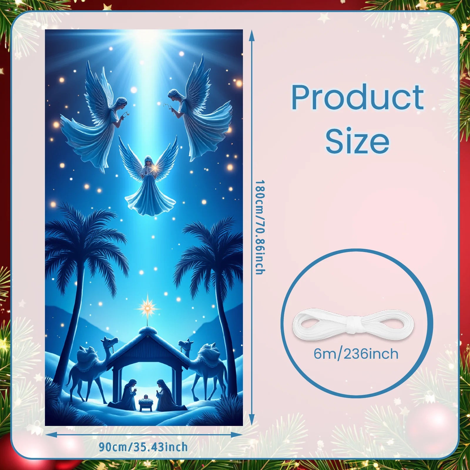 Weihnachten Veranda/Tür-Banner (30 versch. Motive)