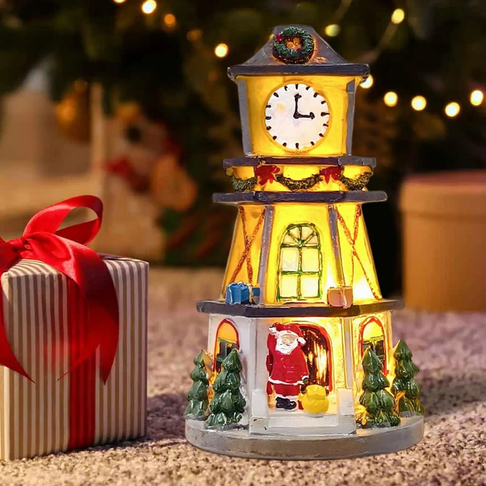 Uhren-Turm (beleuchtet)