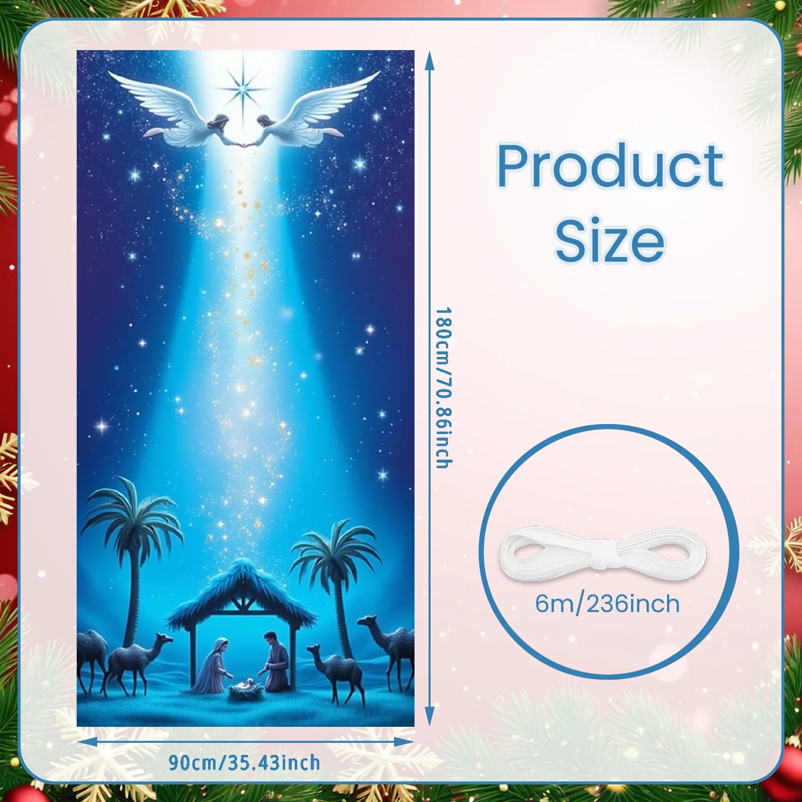 Weihnachten Veranda/Tür-Banner (30 versch. Motive)