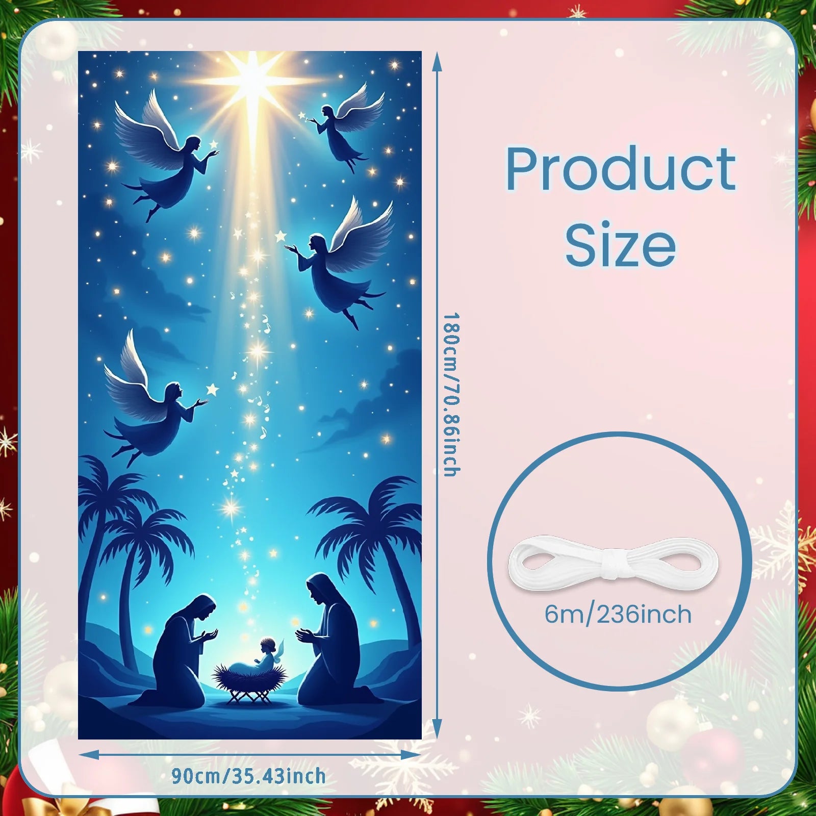 Weihnachten Veranda/Tür-Banner (30 versch. Motive)