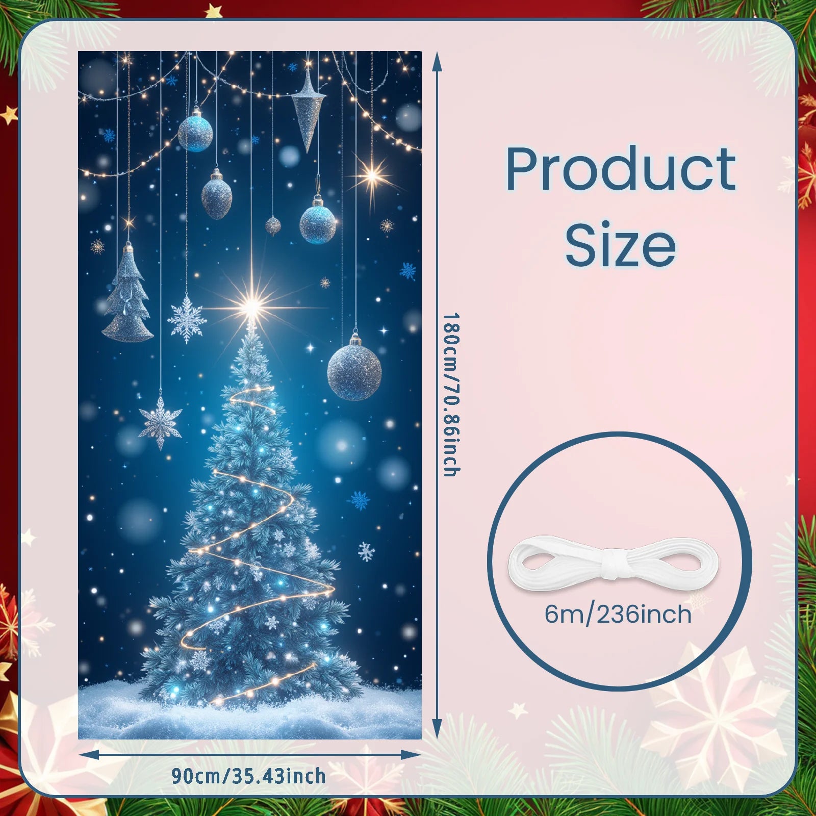 Weihnachten Veranda/Tür-Banner (30 versch. Motive)