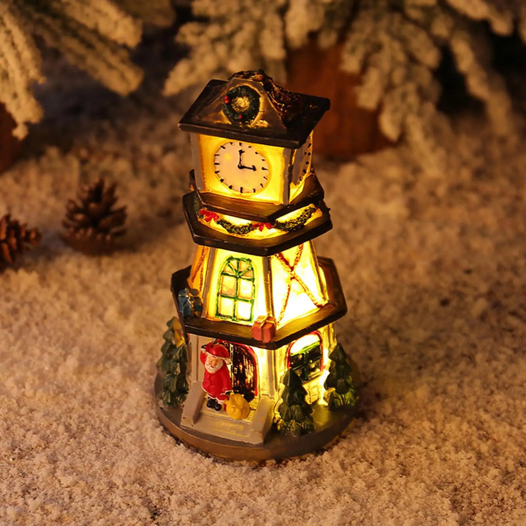 Uhren-Turm (beleuchtet)