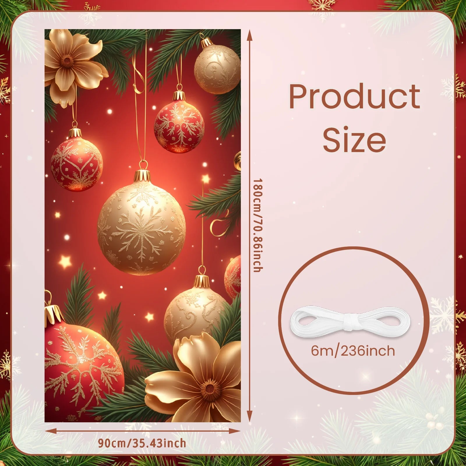 Weihnachten Veranda/Tür-Banner (30 versch. Motive)