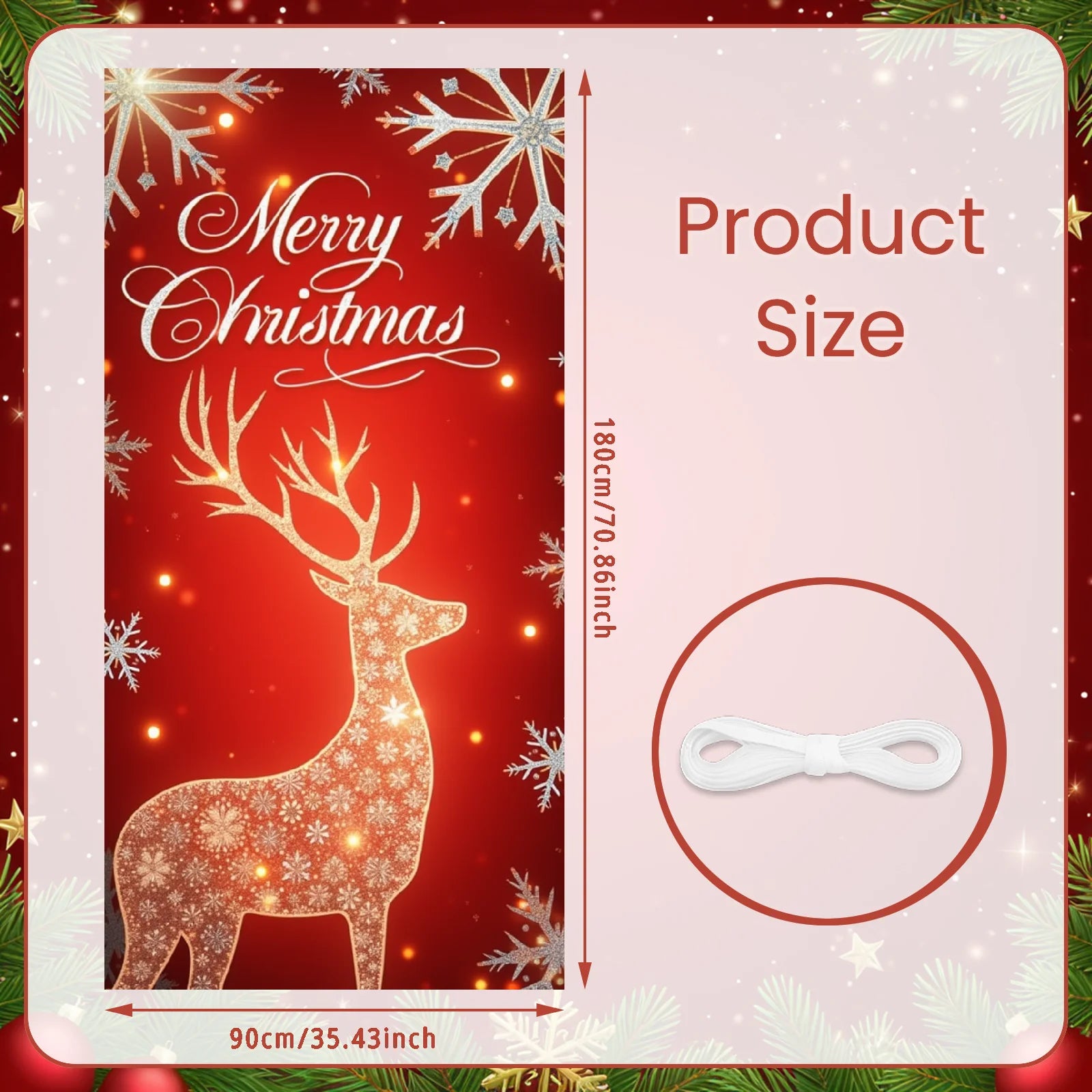 Weihnachten Veranda/Tür-Banner (30 versch. Motive)