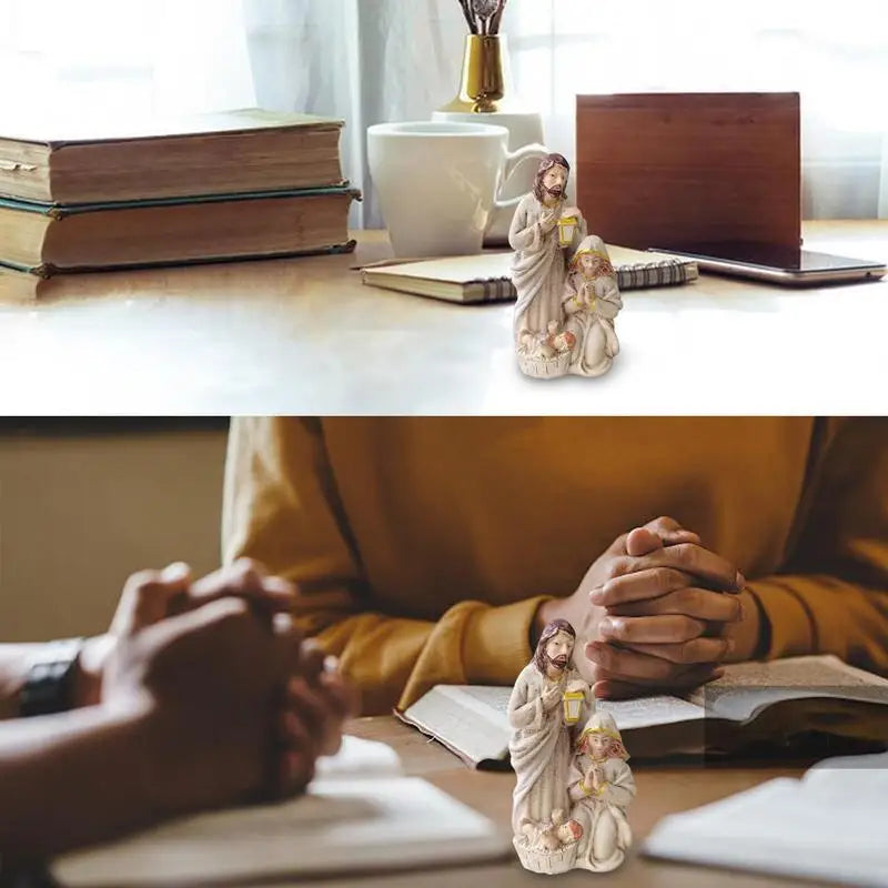 Krippenfigur (hl. Familie)