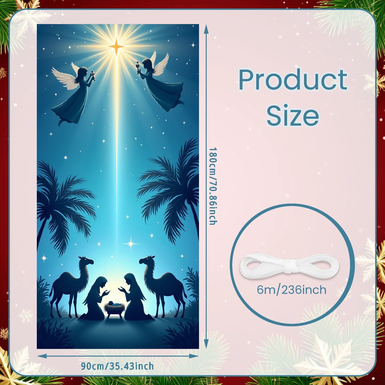 Weihnachten Veranda/Tür-Banner (30 versch. Motive)