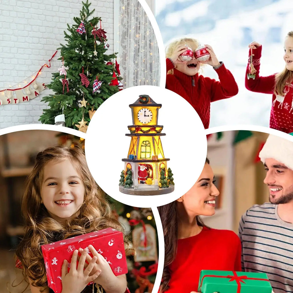 Uhren-Turm (beleuchtet)