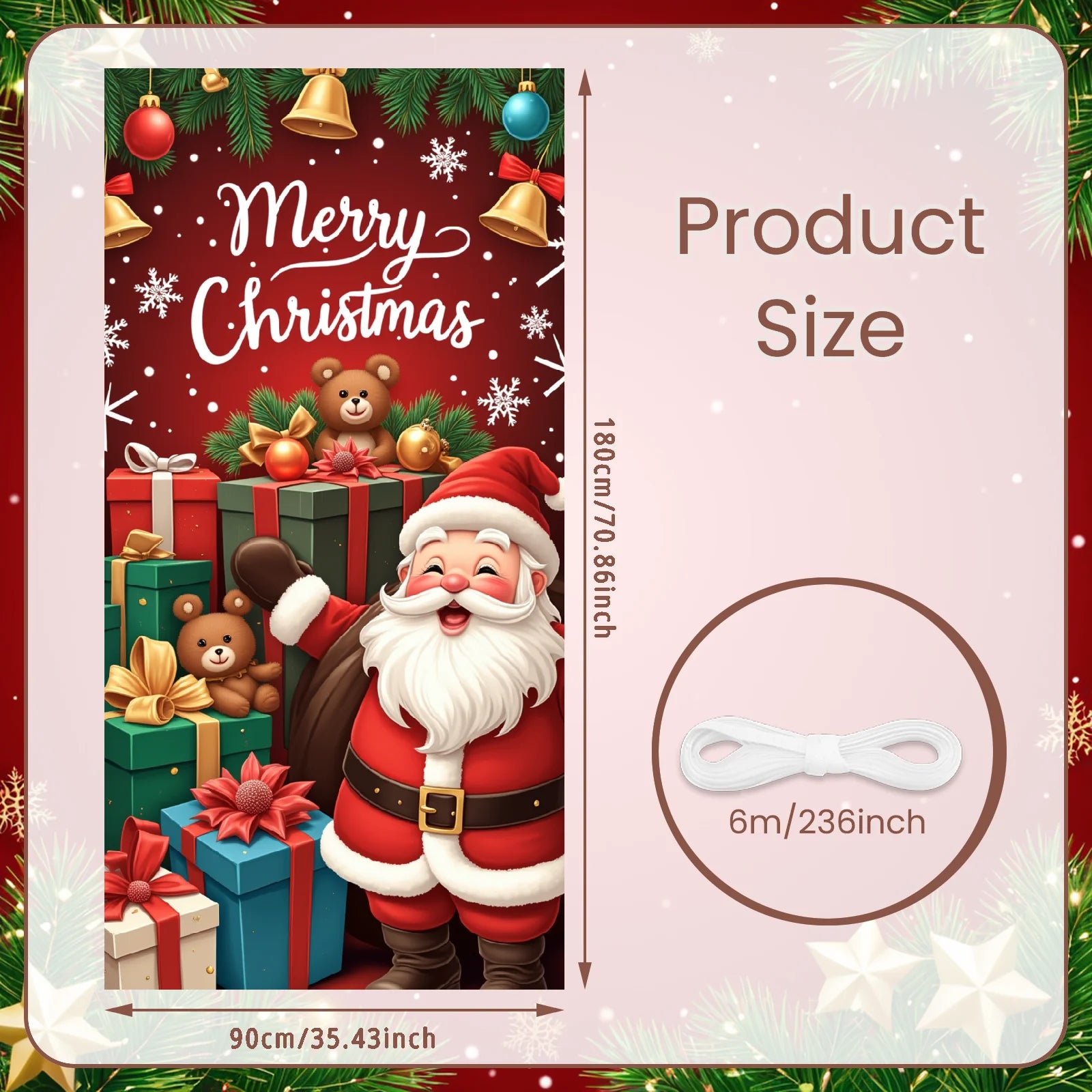 Weihnachten Veranda/Tür-Banner (30 versch. Motive)