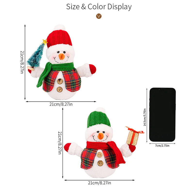 leuchtende Schneemann-Figur
