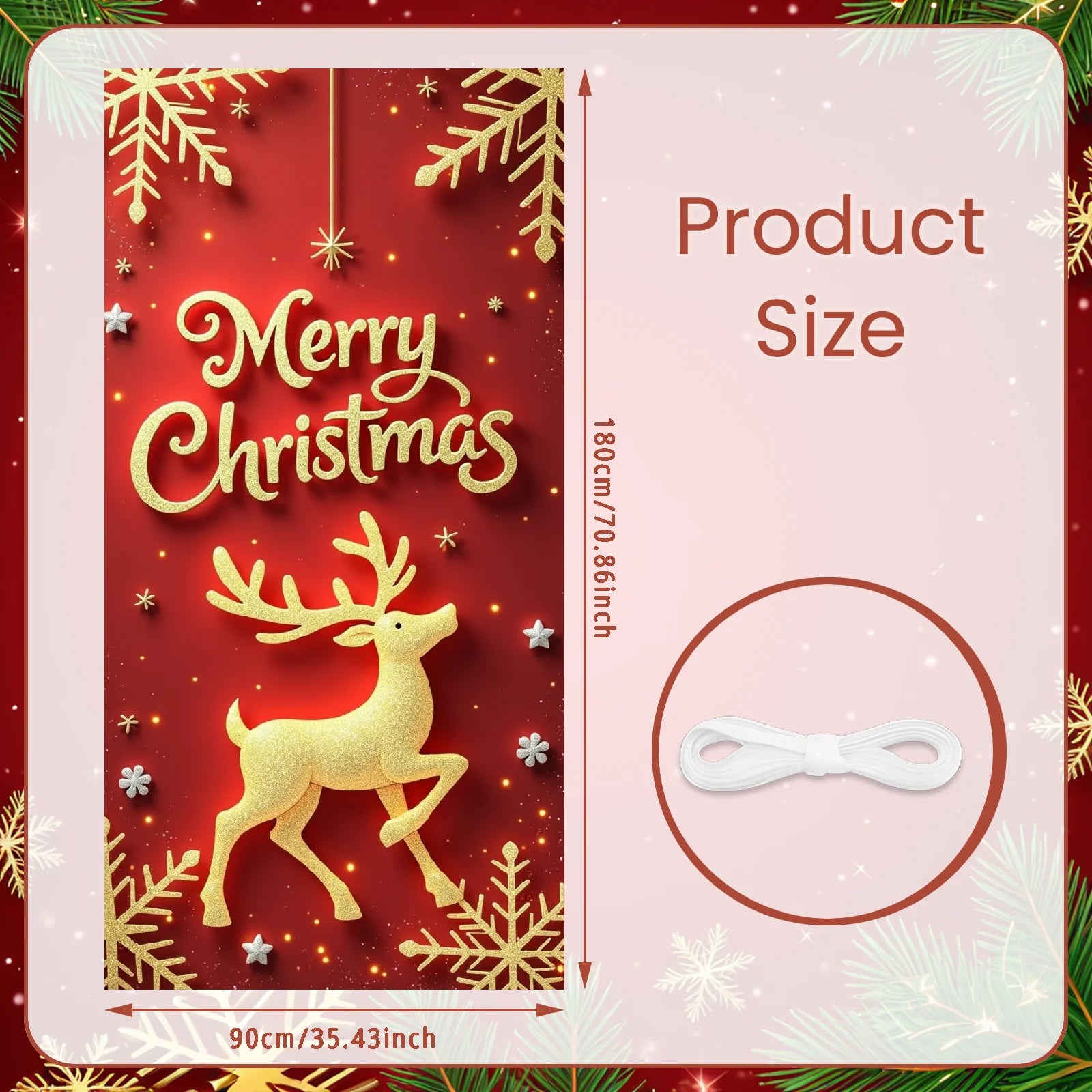 Weihnachten Veranda/Tür-Banner (30 versch. Motive)