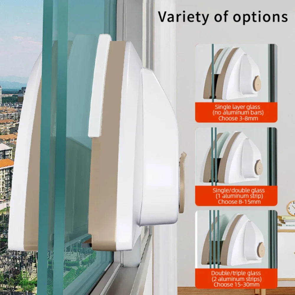 Magnetischer, doppelseitiger Fensterreiniger
