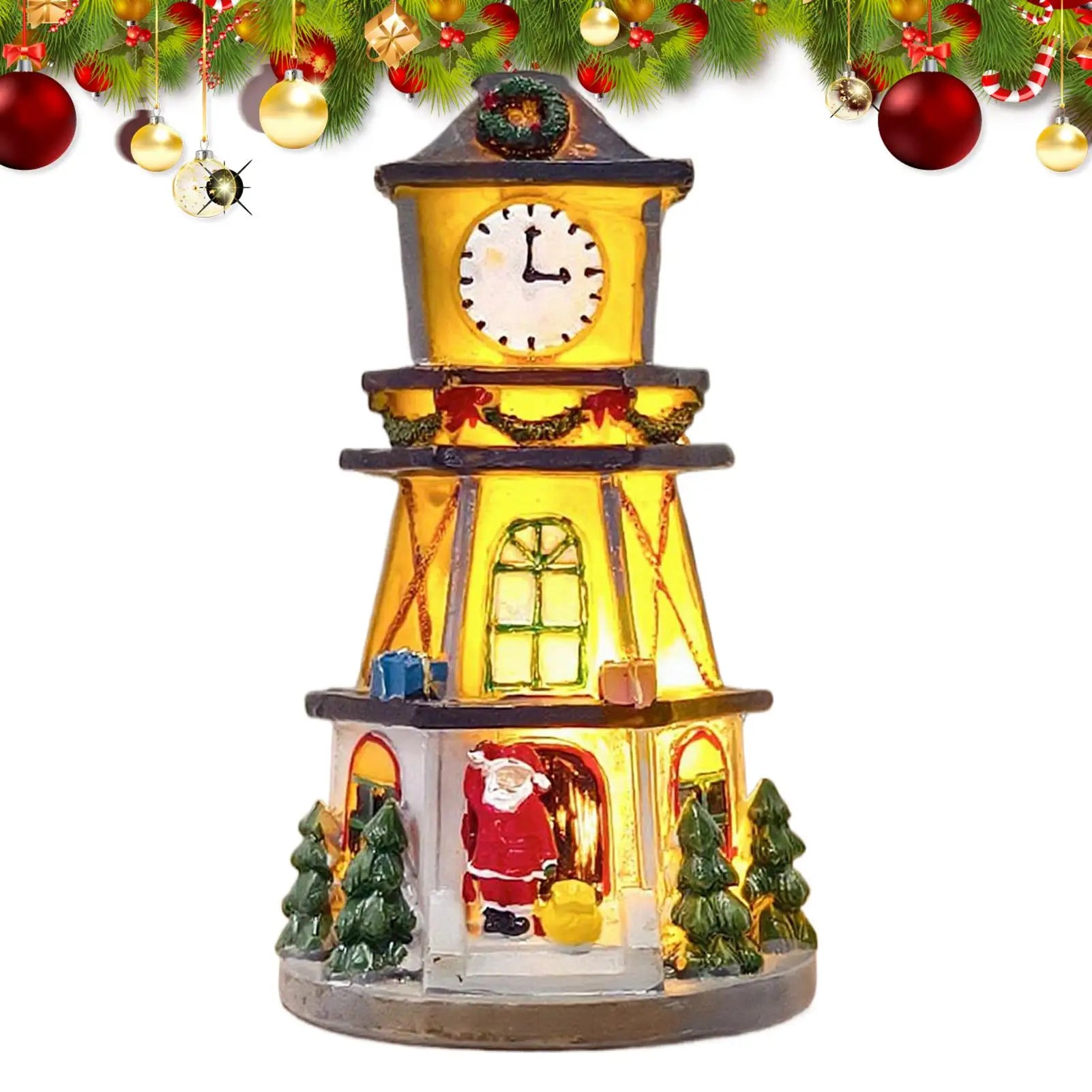 Uhren-Turm (beleuchtet)