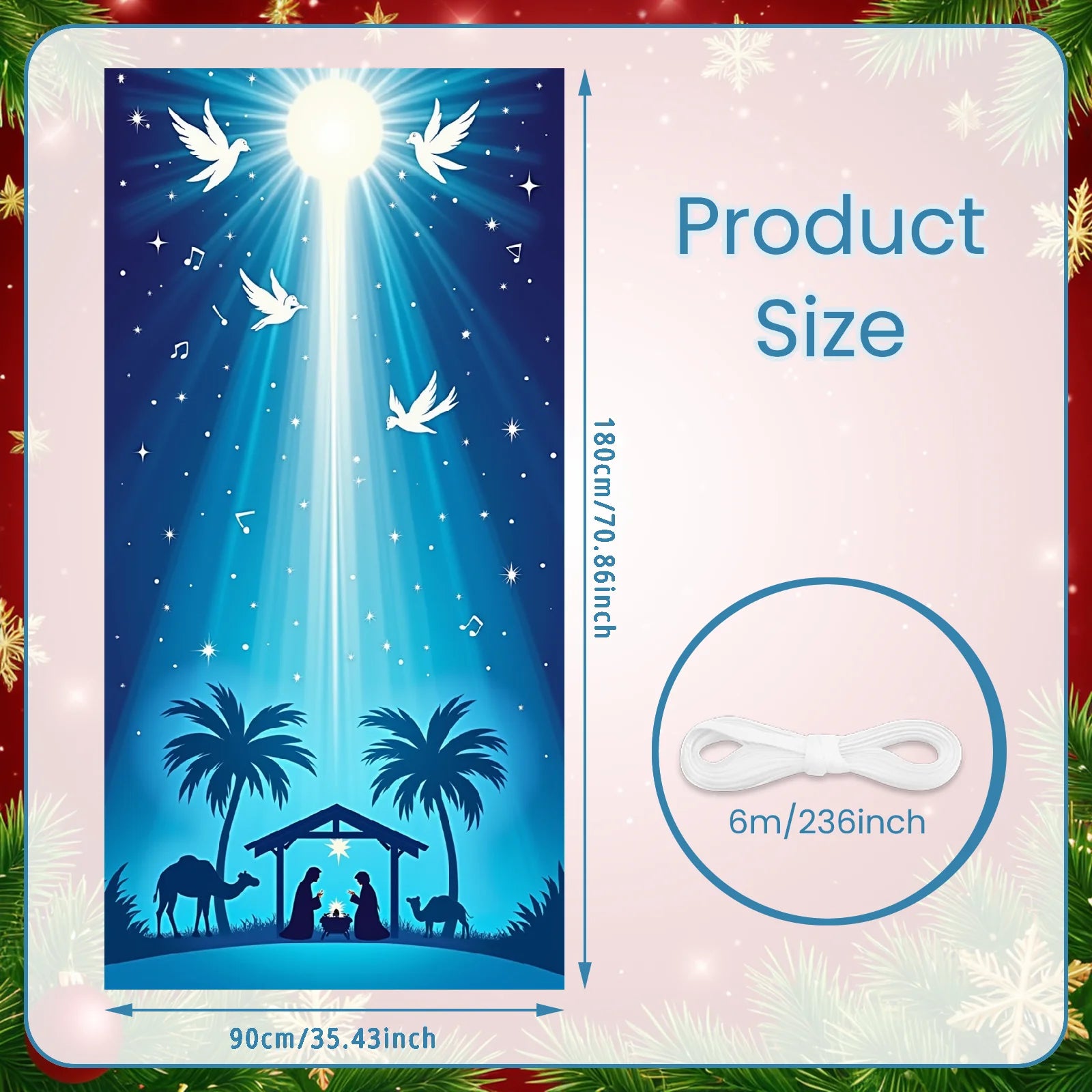 Weihnachten Veranda/Tür-Banner (30 versch. Motive)