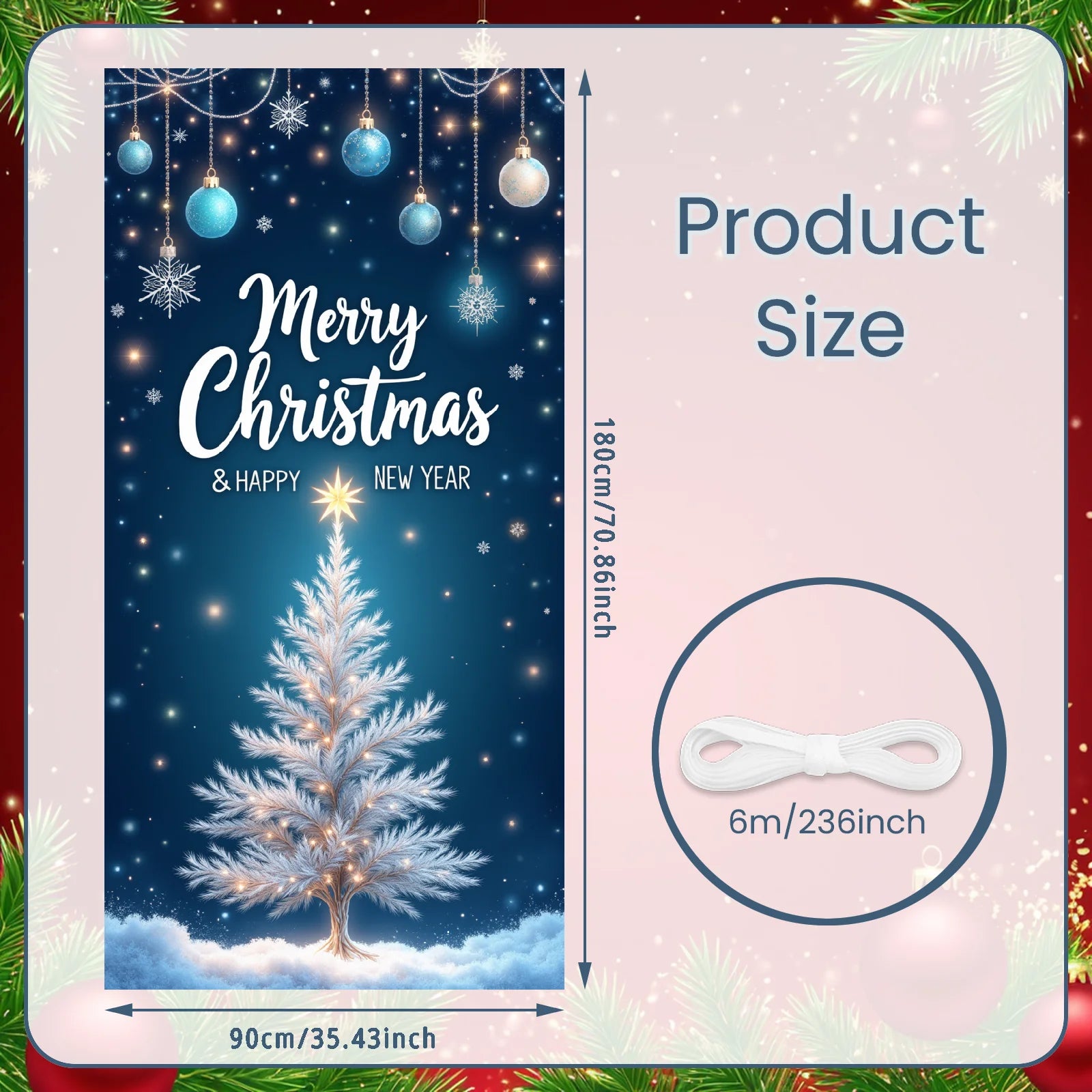 Weihnachten Veranda/Tür-Banner (30 versch. Motive)