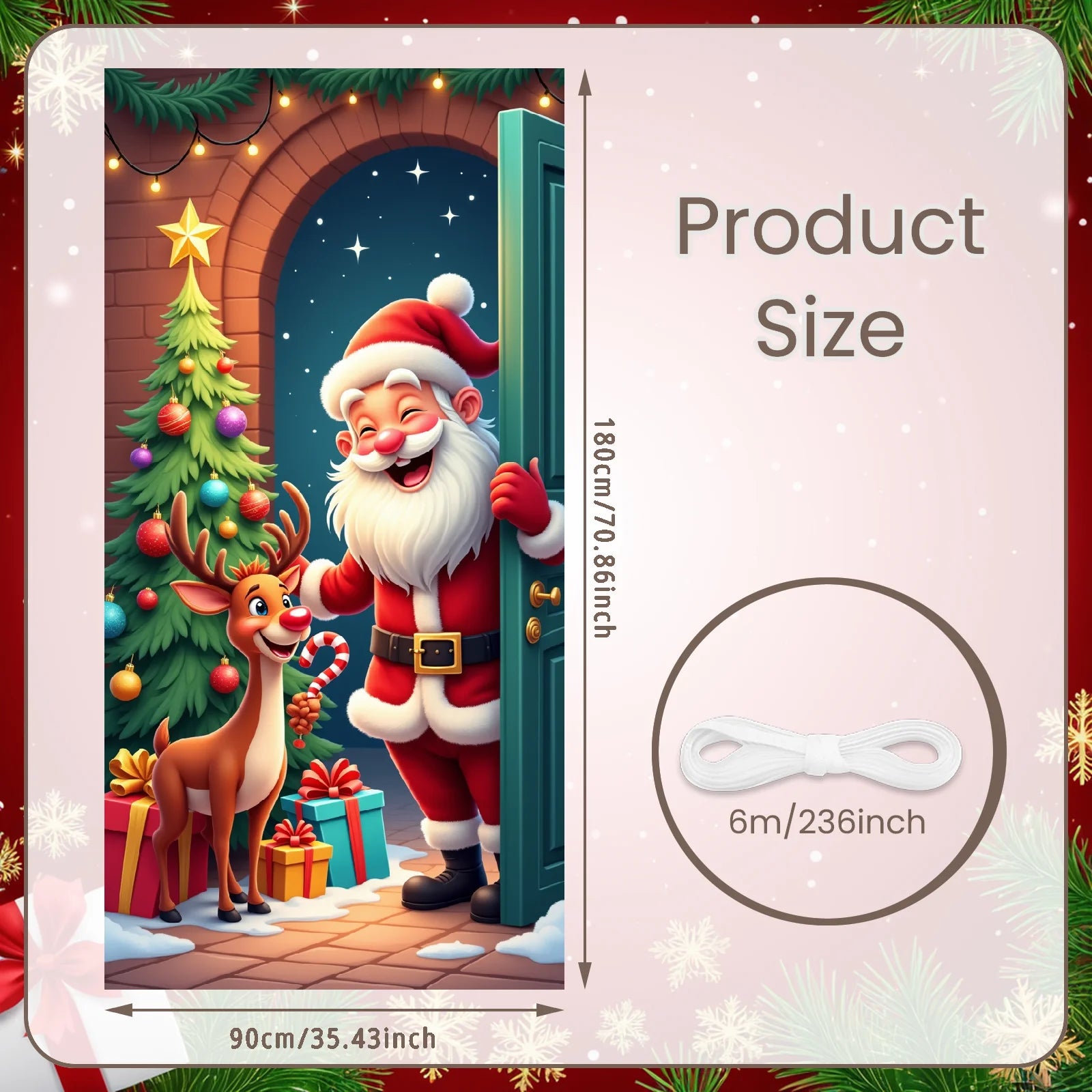 Weihnachten Veranda/Tür-Banner (30 versch. Motive)