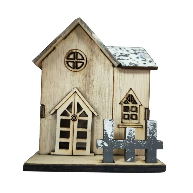 Holzhaus (beleuchtet)